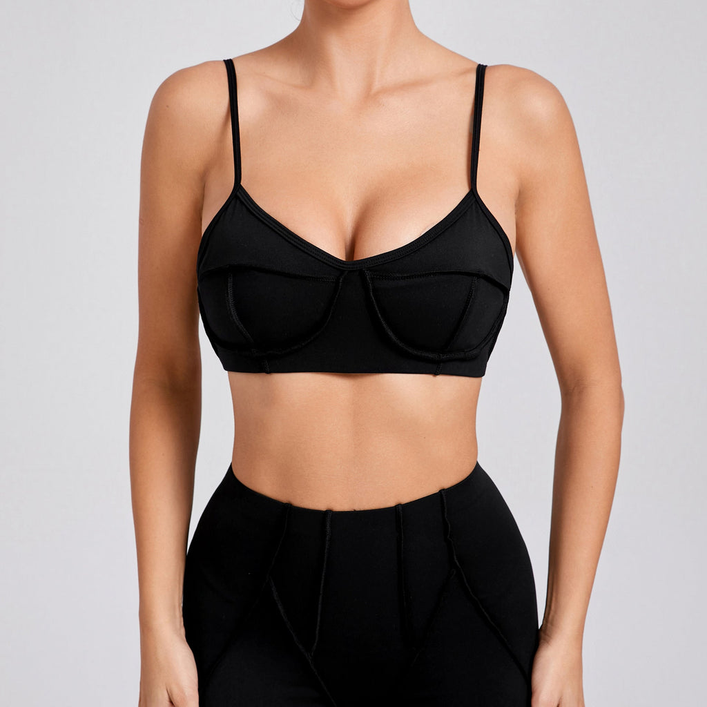 Lucky Label Iconic Bra Top Black
