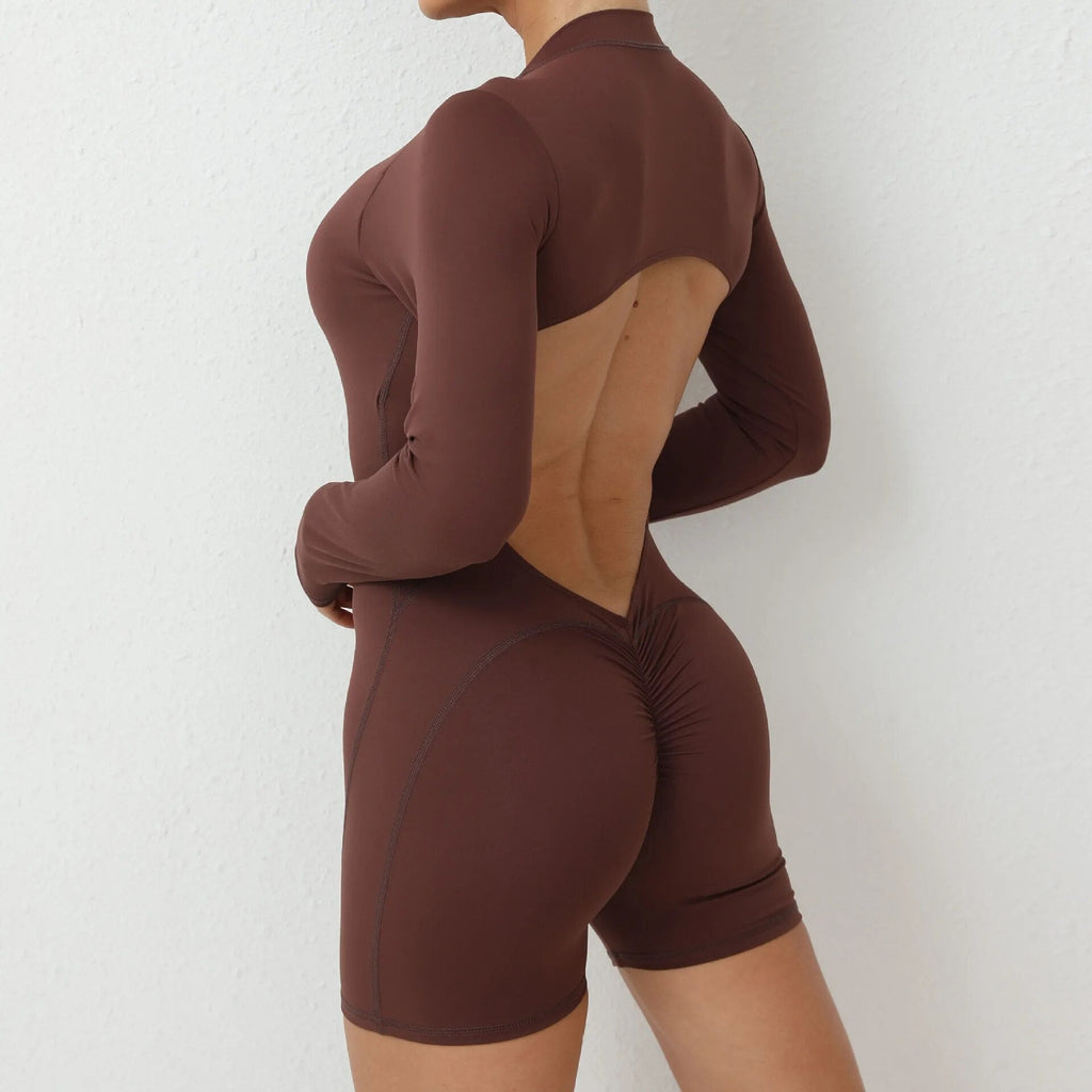 Essential Open Back Scrunch Romper