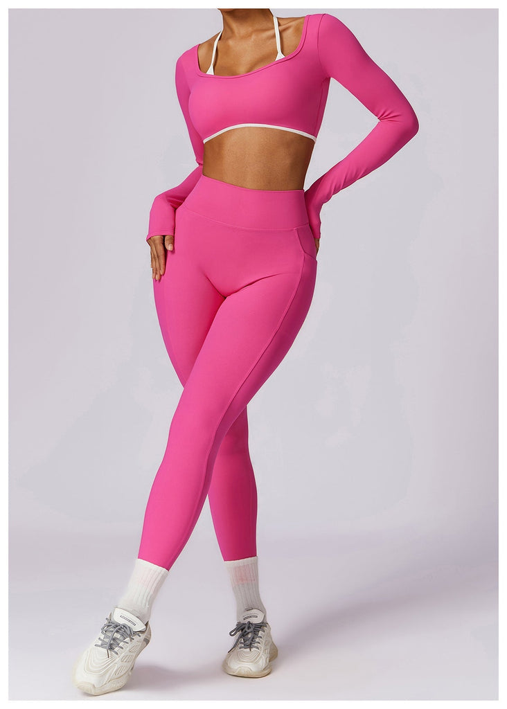 Noelle Contrast Longsleeve Top