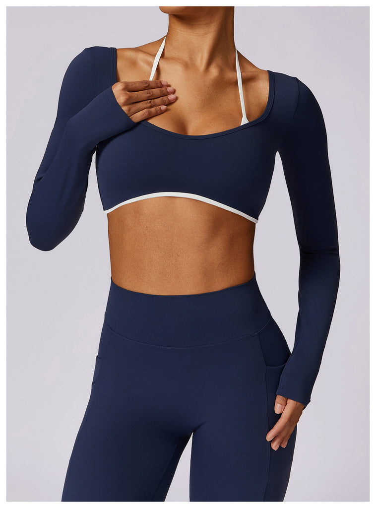 Noelle Contrast Longsleeve Top