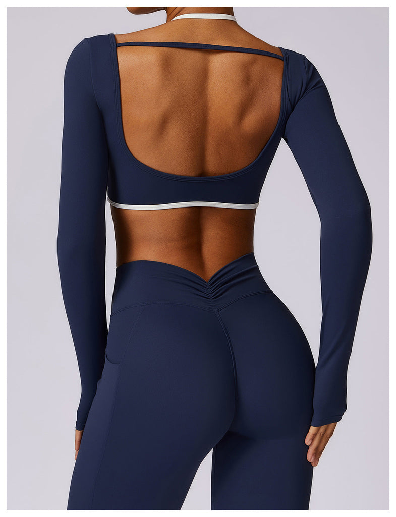 Noelle Contrast Longsleeve Top