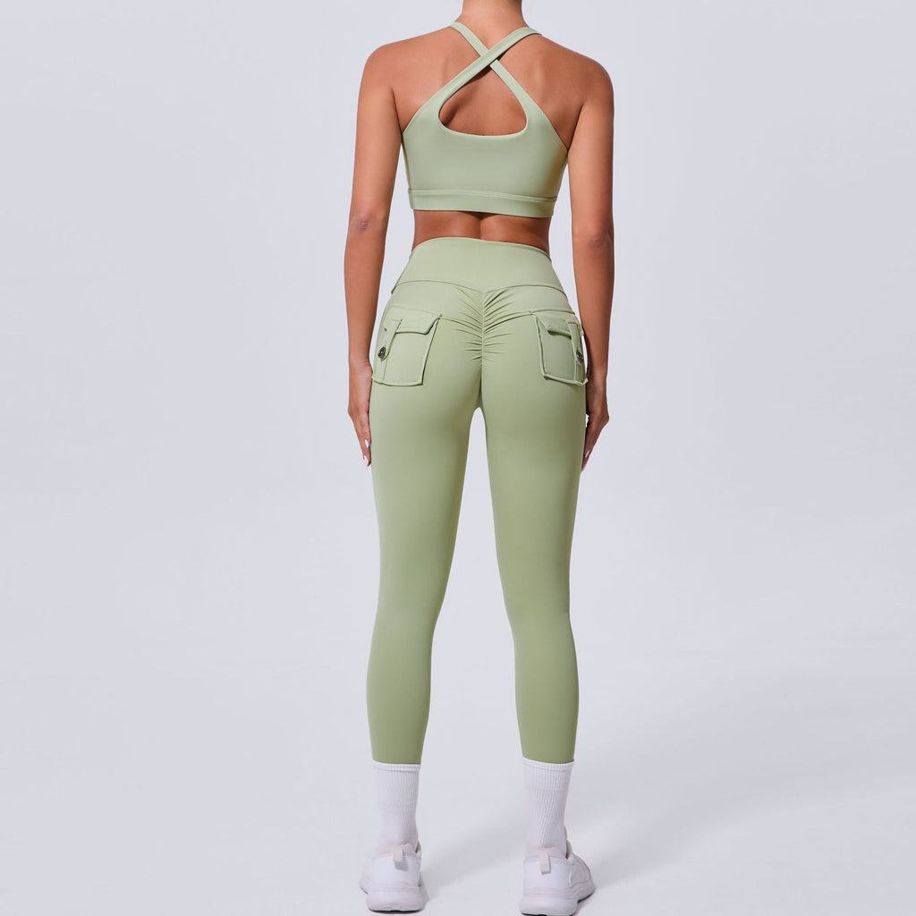 Alisha Bra Top & Leggings Set