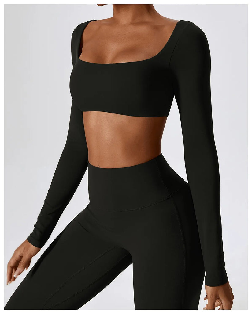 Daisy Longsleeve Top & Flared Set
