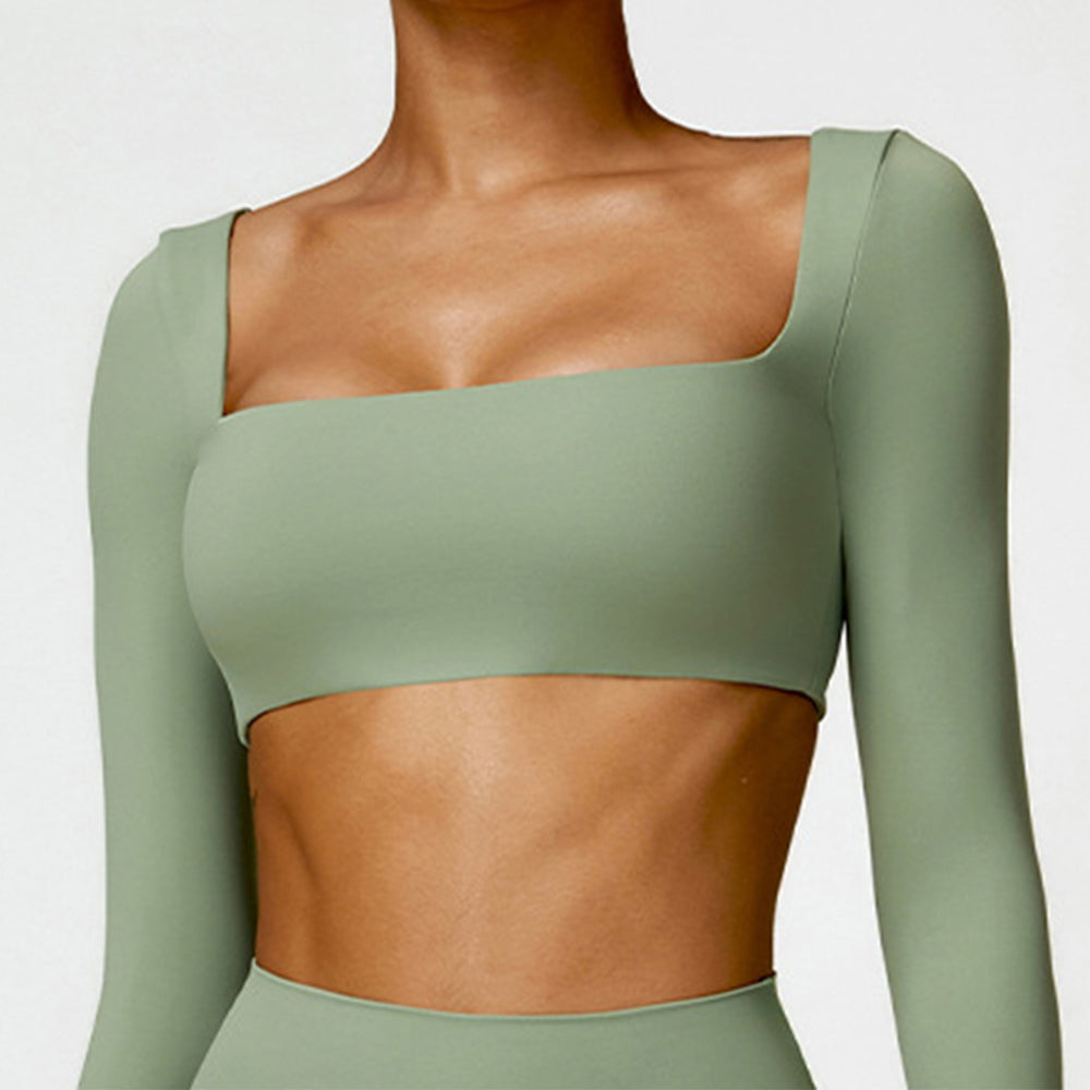 Eclipse Longsleeve Top Bamboo green