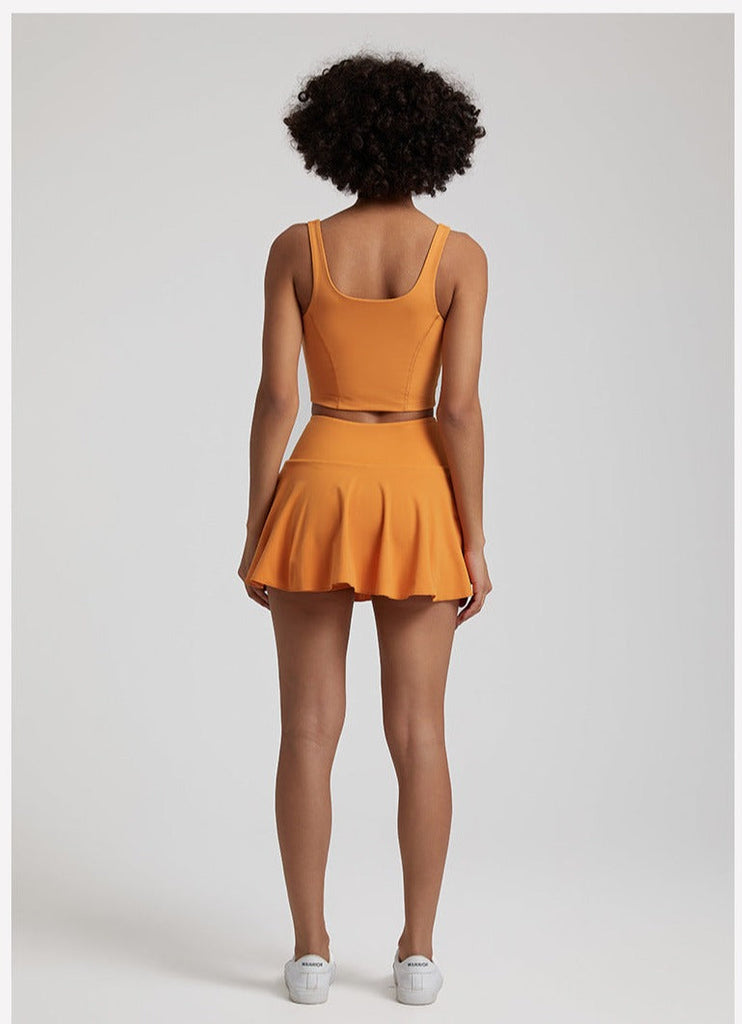 Tennis Crop Top & Skort Set