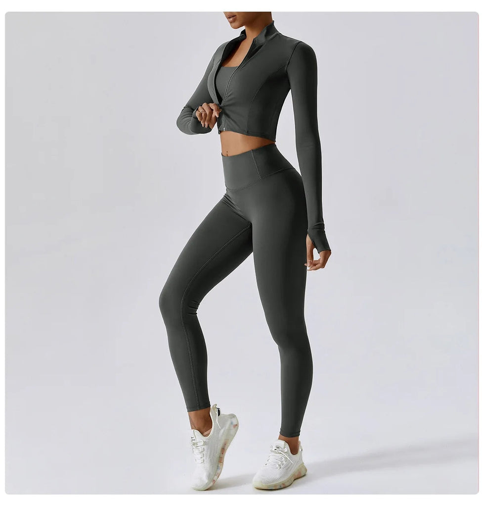 Madelyn 3 Piece Top & Leggings Set