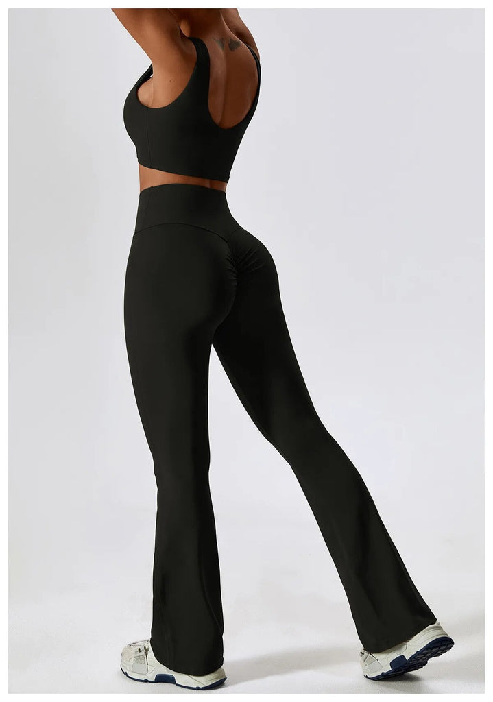 Daisy V Crop Top & Flared Set