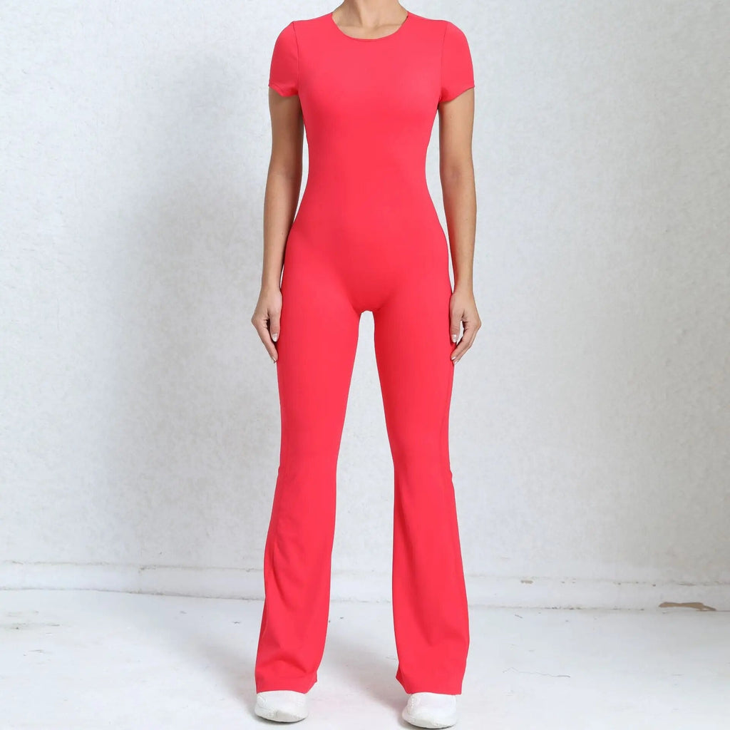 Essential Backless Flared Jumpsuit