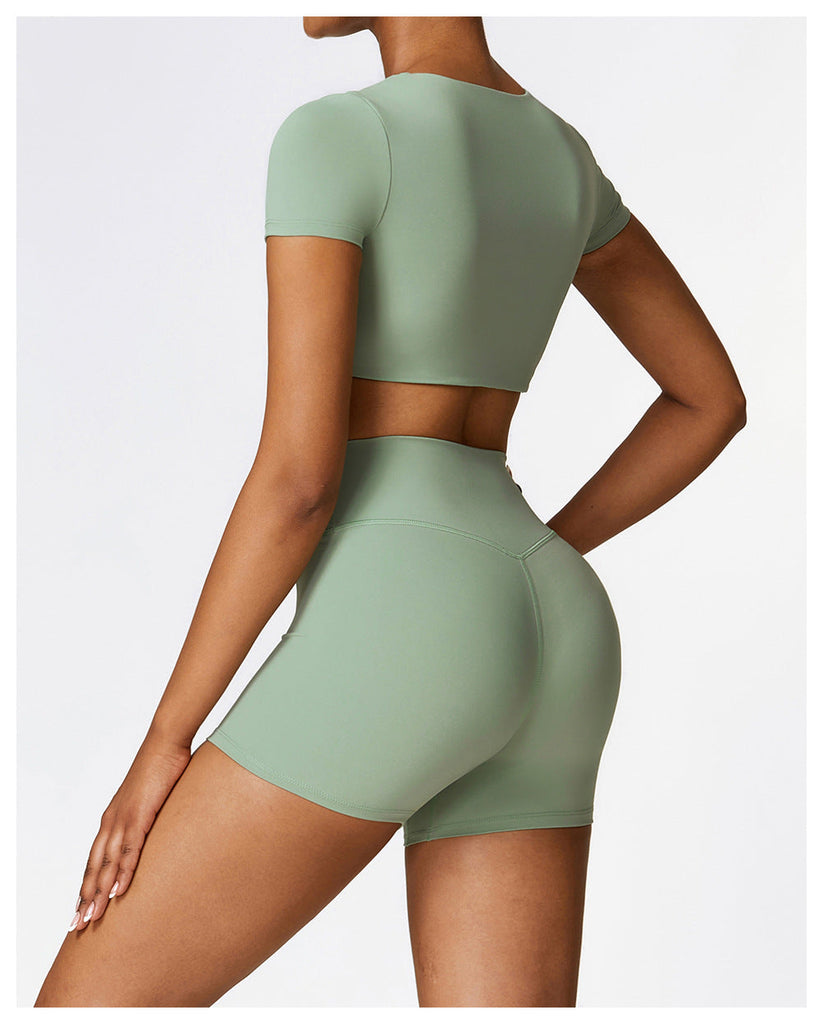 Butter T-Sleeve Crop Top