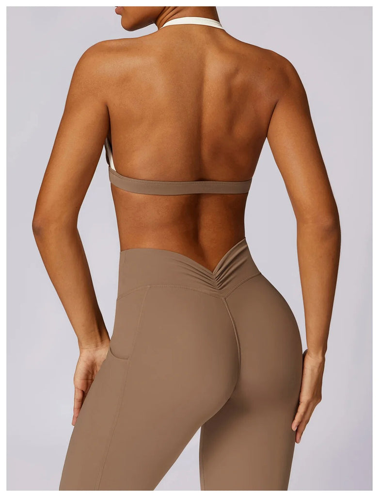 Noelle Contrast Top & Leggings Set