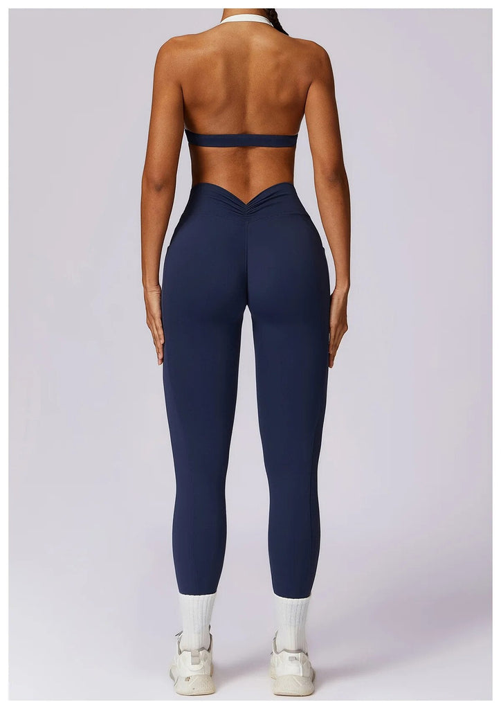 Noelle Contrast Top & Leggings Set