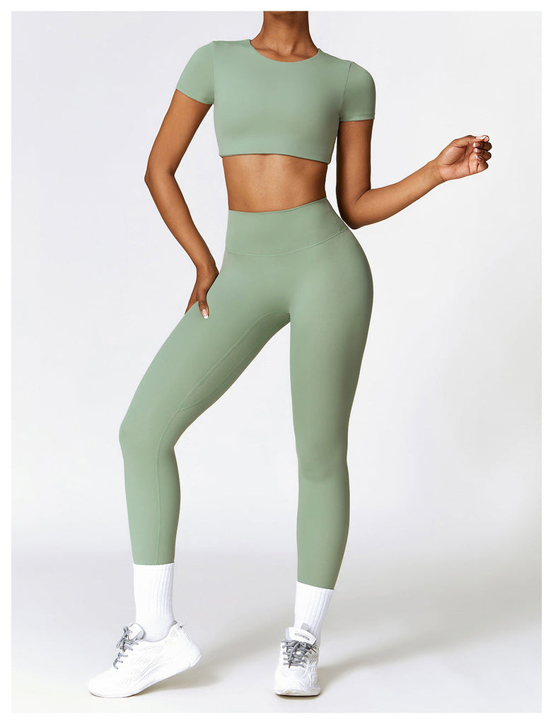Butter T-Sleeve Crop Top