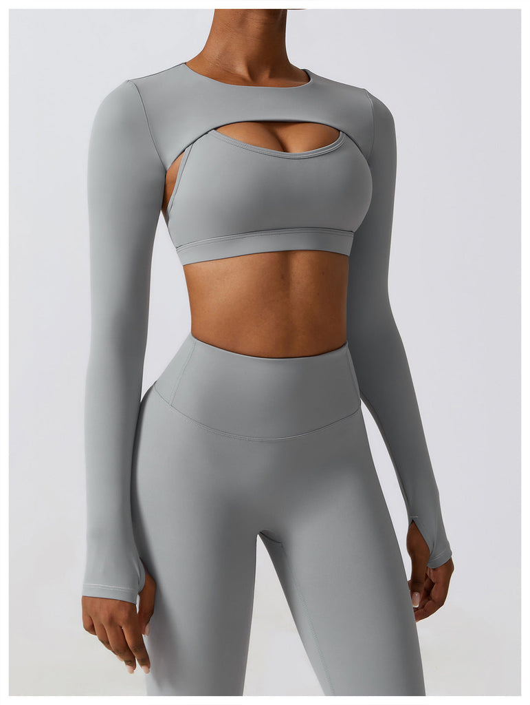 Thea Crop Longsleeve Top