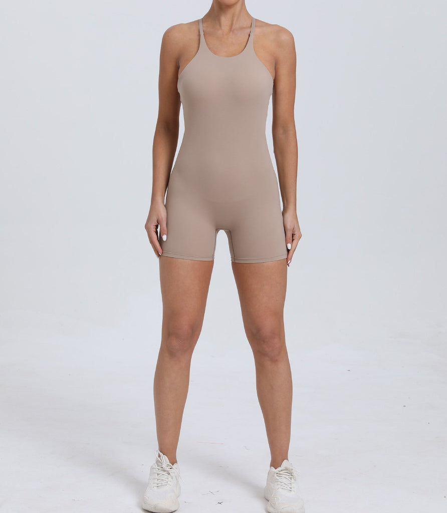 Power Backless Sculpt Romper