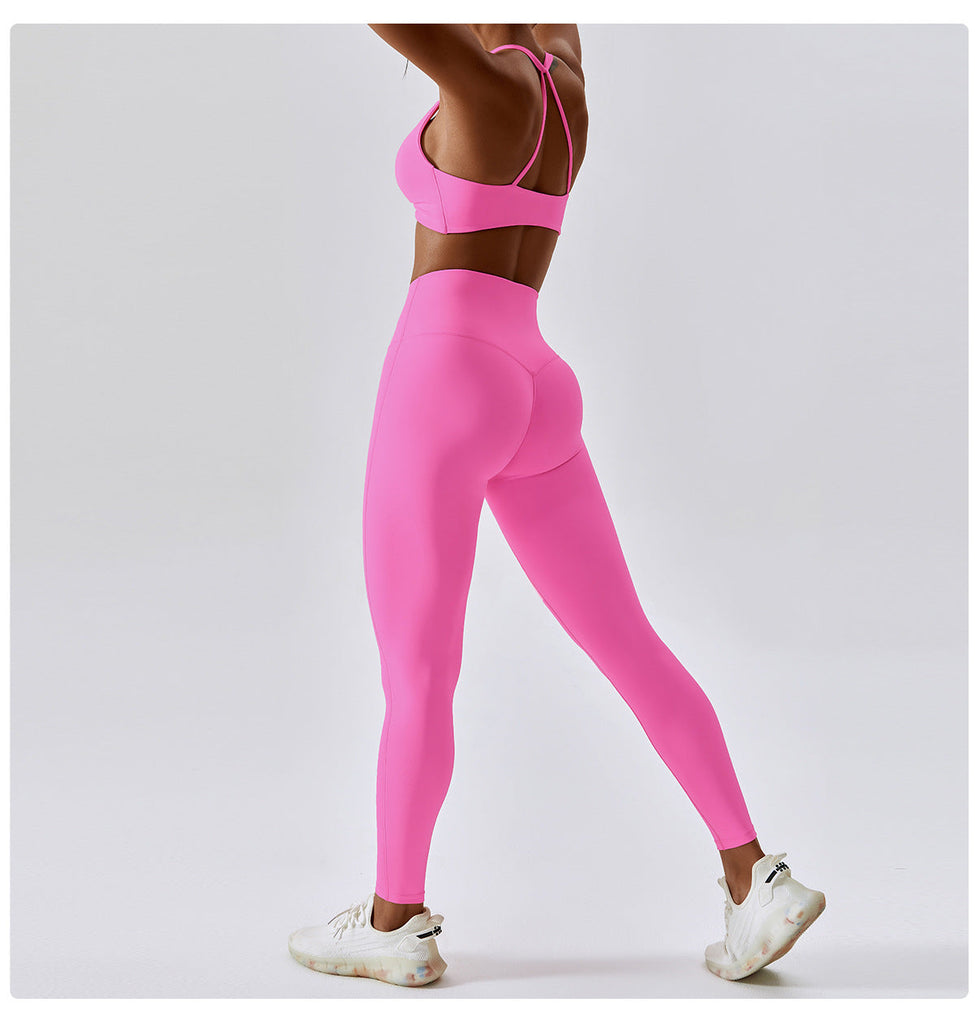 Ibiza Twist Bra Top & Leggings Set