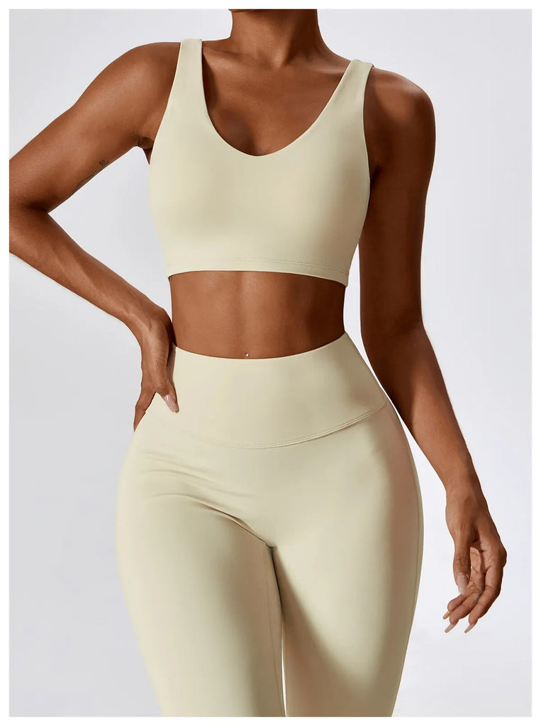 Daisy V Crop Top & Flared Set