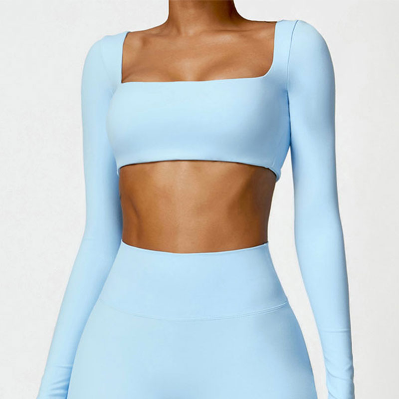 Daisy Longsleeve Top (Size Up) Blue