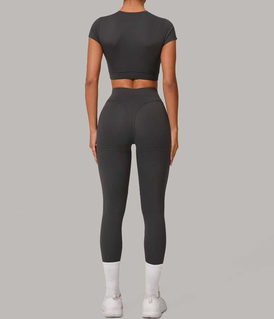 Lucky Label Contrology T-Sleeve Top & Leggings Set