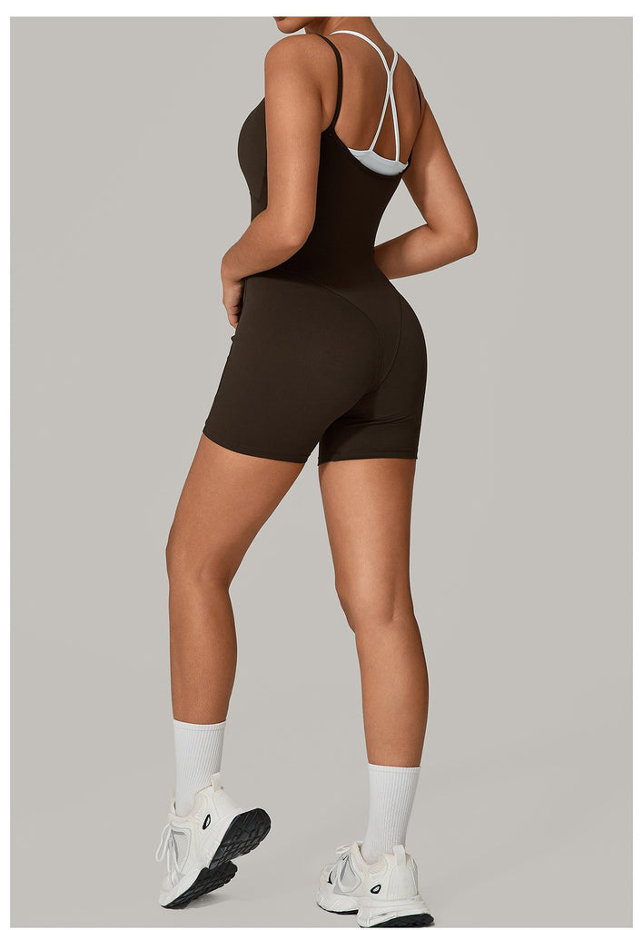 Lucky Label Contrology Double Strap Romper
