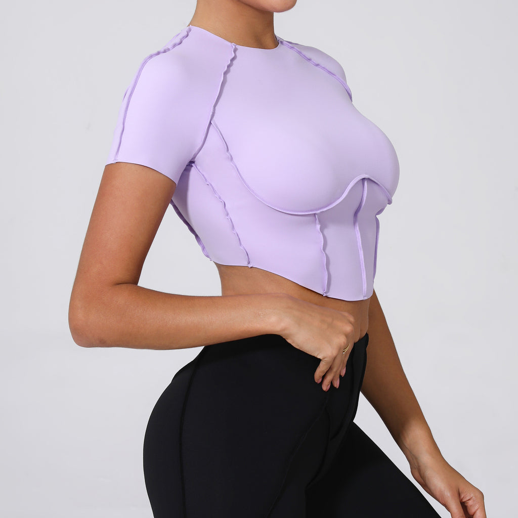 Iconic T-Sleeve Crop Top