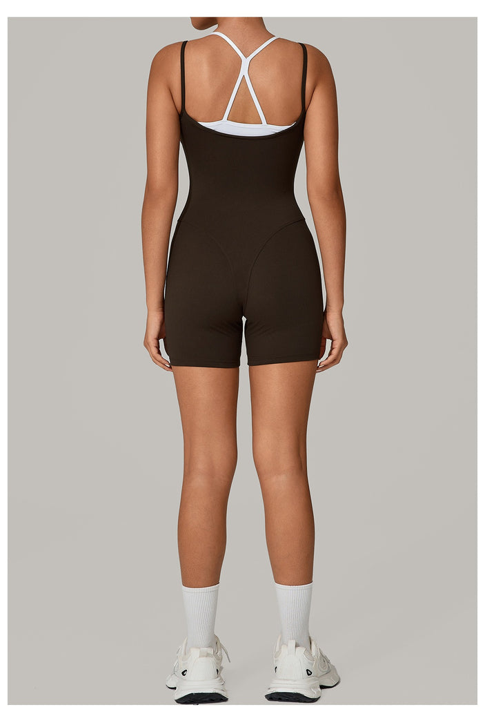 Lucky Label Contrology Double Strap Romper