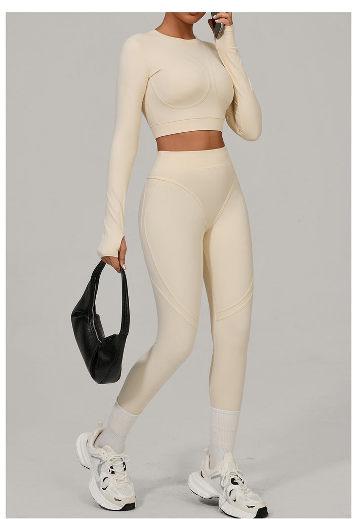 Lucky Label Contrology Longsleeve Top & Leggings Set