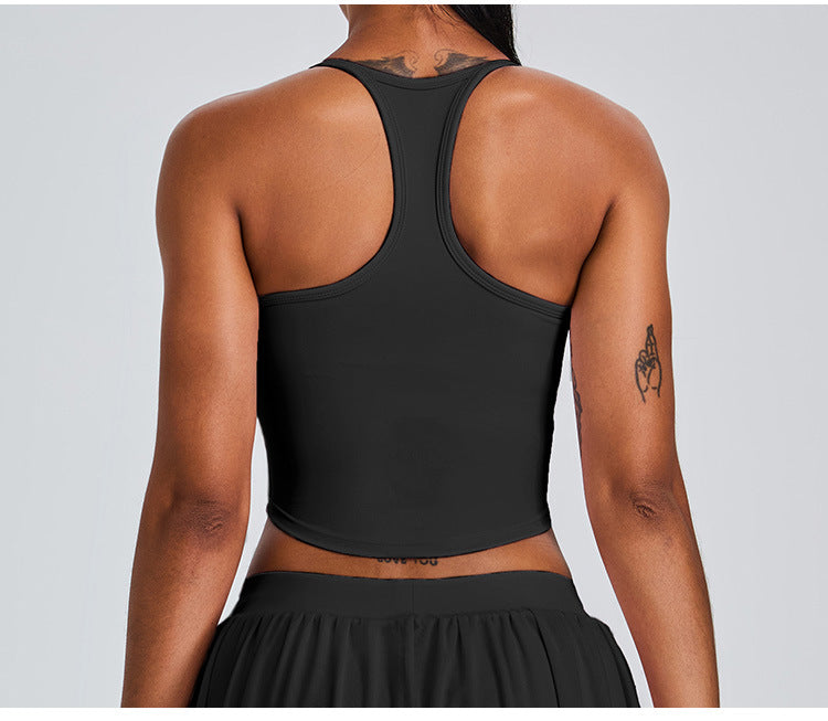 Sapphira Racer Crop Top