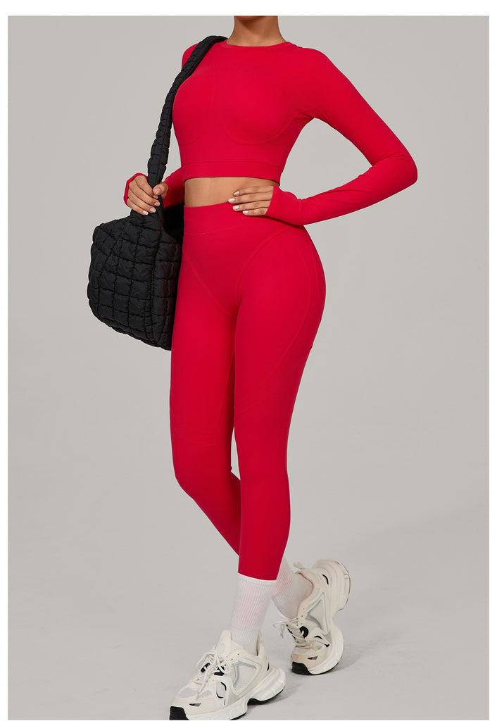 Lucky Label Contrology Longsleeve Top & Leggings Set