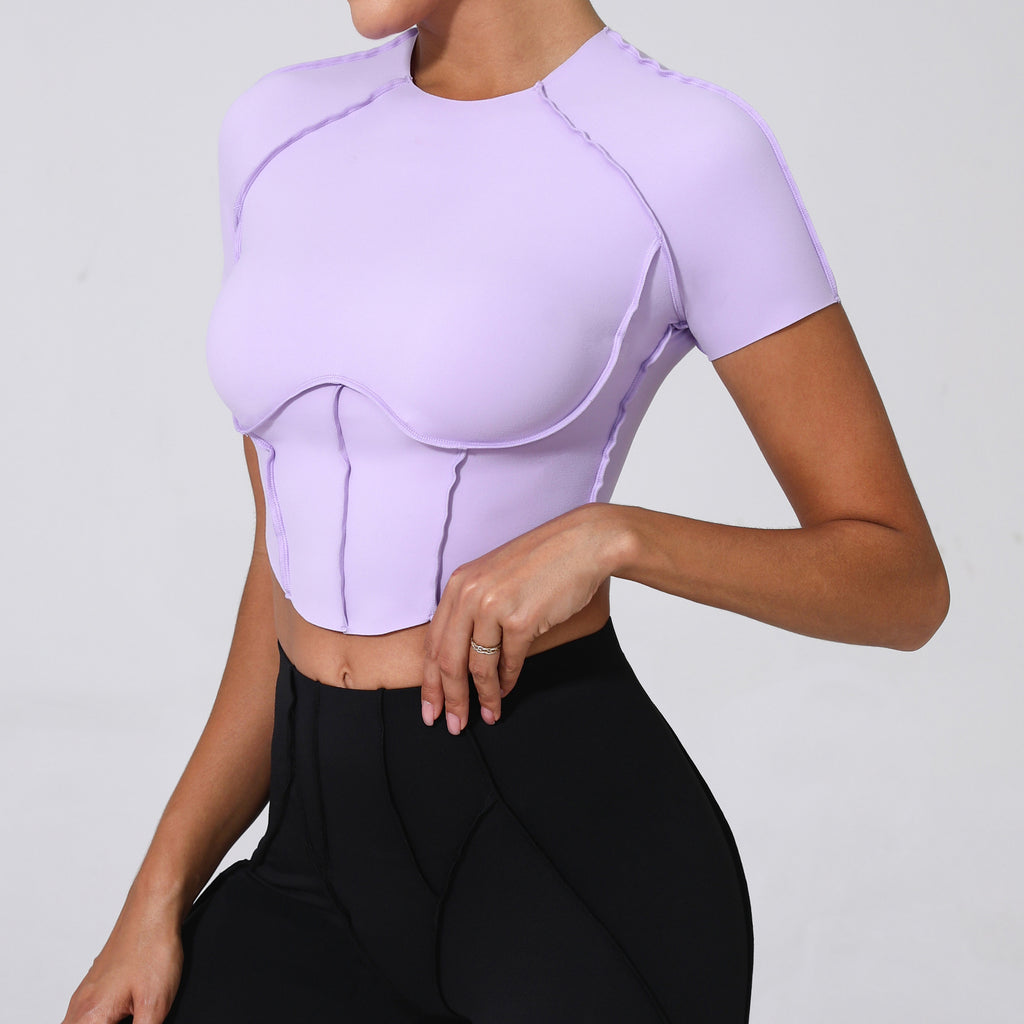 Iconic T-Sleeve Crop Top