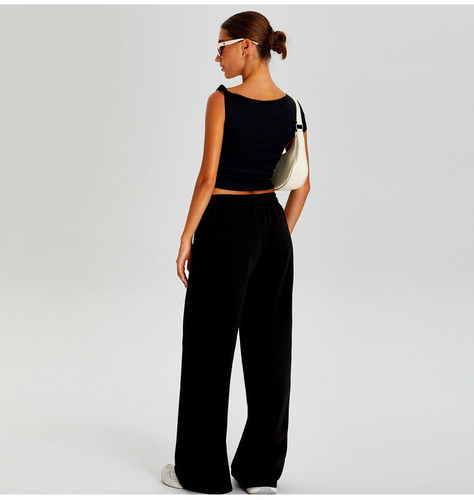 Kaia Lounge Top & Flared Joggers Set