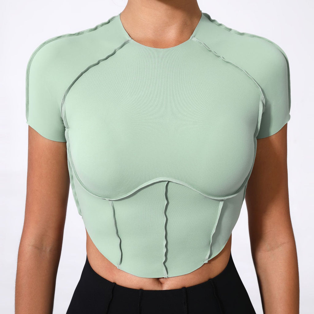 Iconic T-Sleeve Crop Top