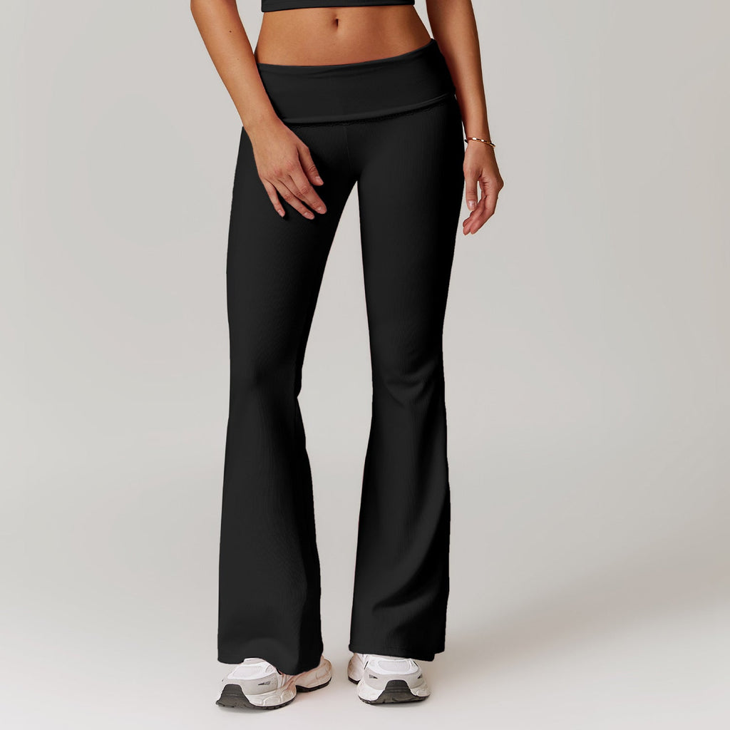 Polly Flared Bottoms Black