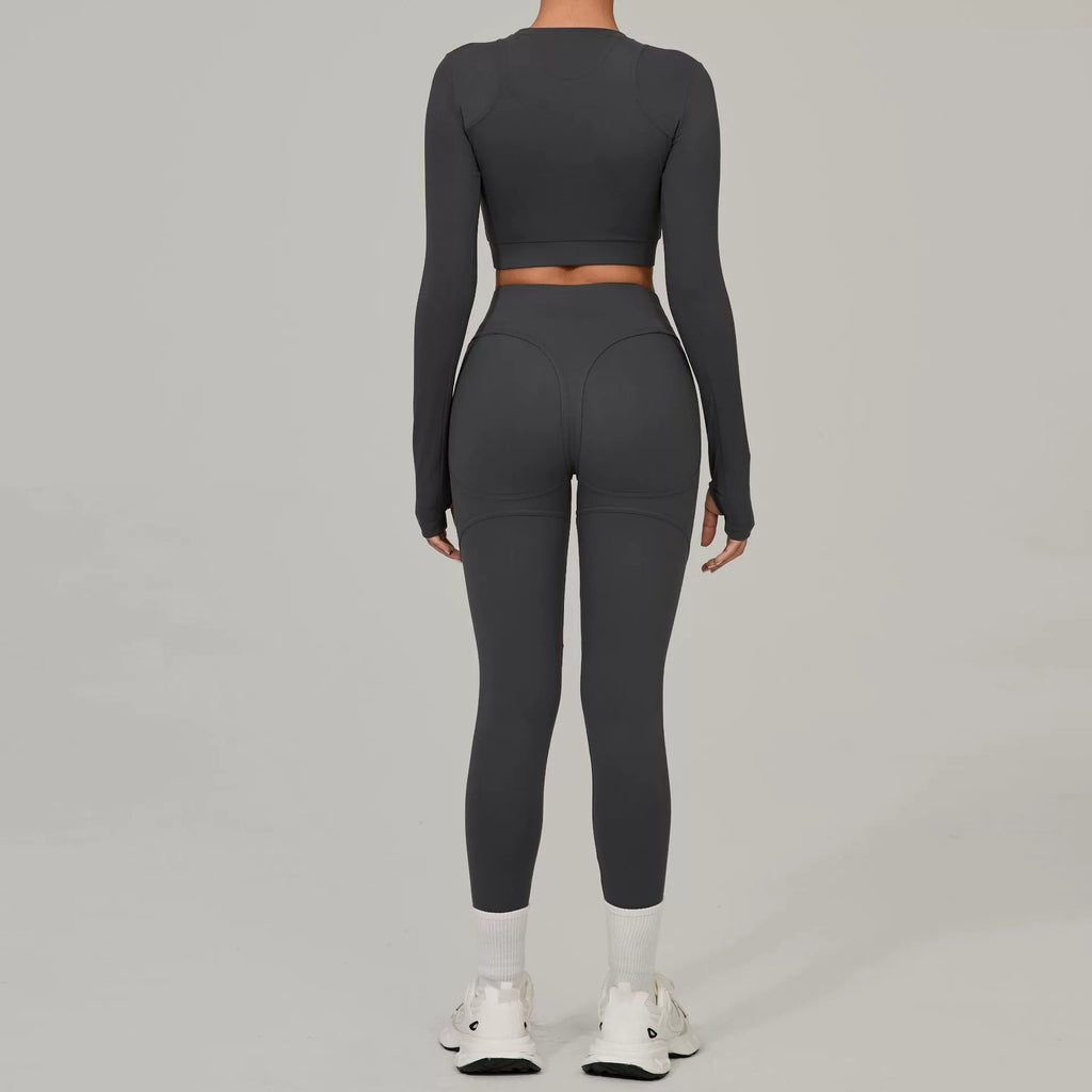 Lucky Label Contrology Longsleeve Top & Leggings Set