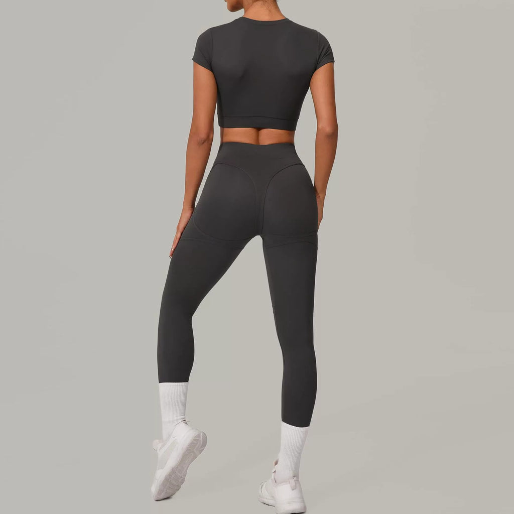 Lucky Label Contrology T-Sleeve Top & Leggings Set