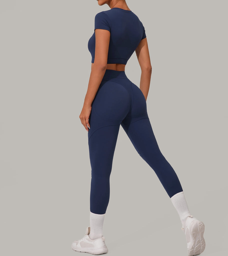 Lucky Label Contrology T-Sleeve Top & Leggings Set