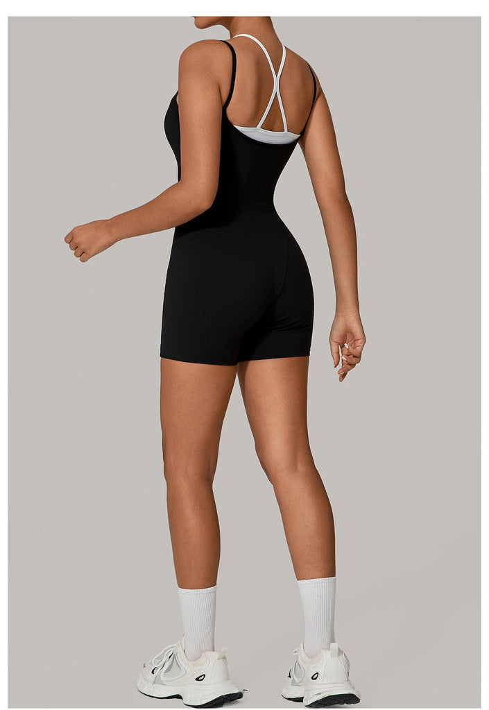 Lucky Label Contrology Double Strap Romper