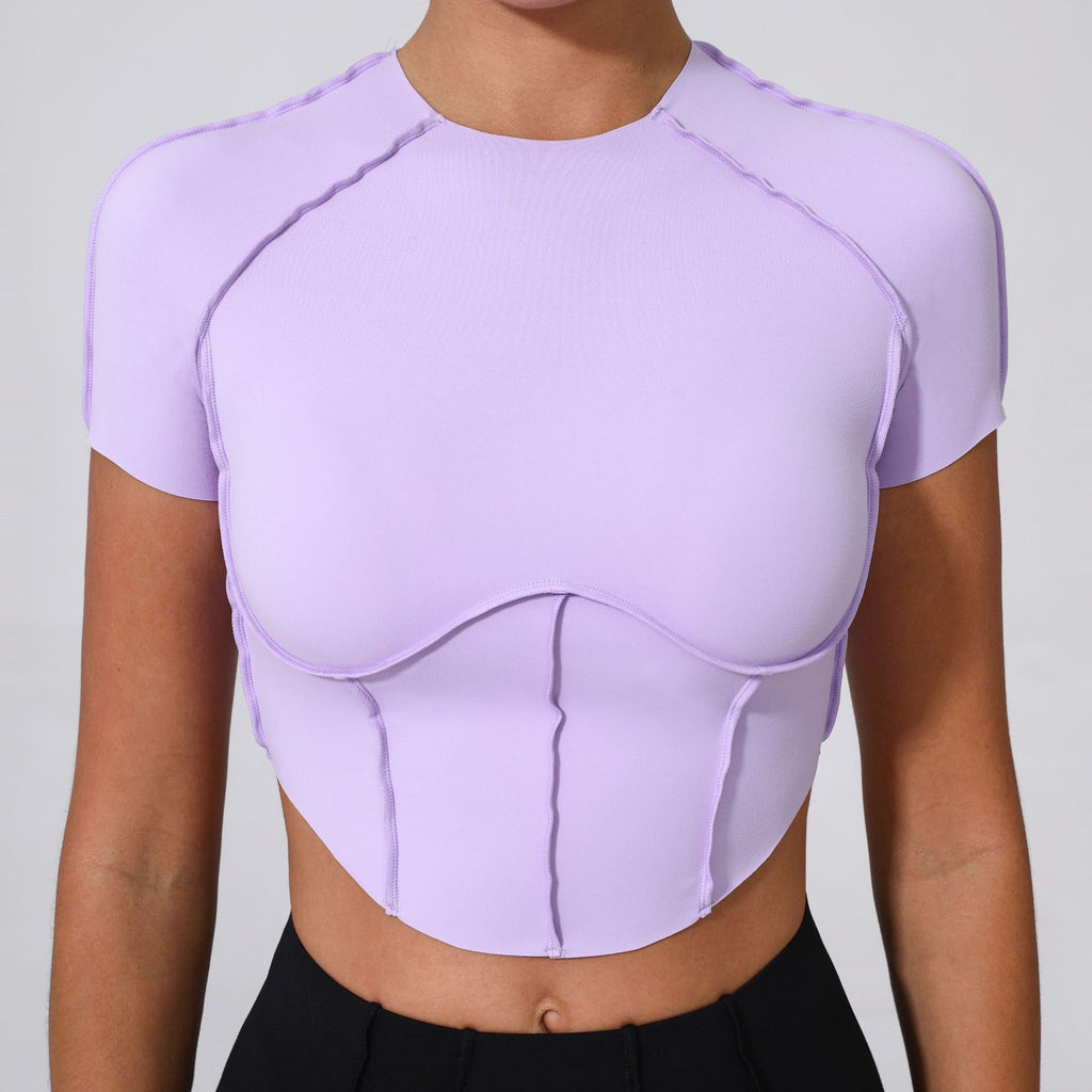 Iconic T-Sleeve Crop Top