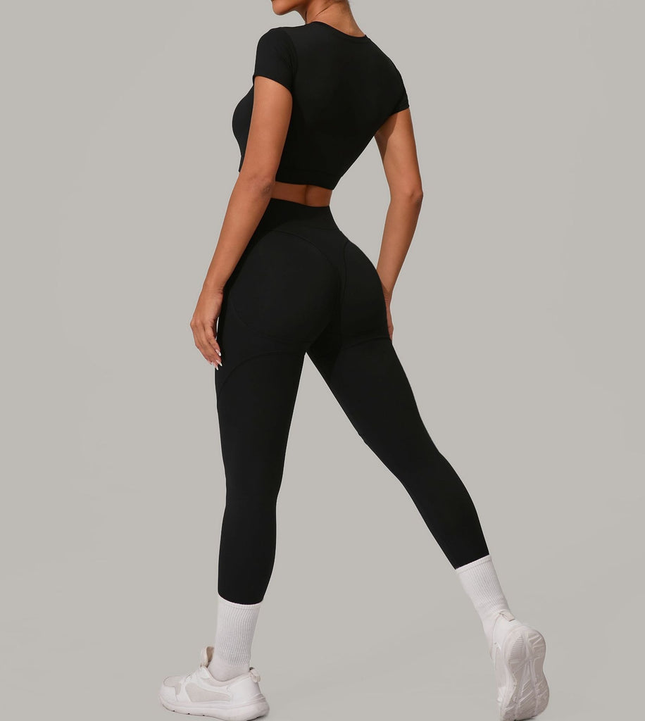 Lucky Label Contrology T-Sleeve Top & Leggings Set