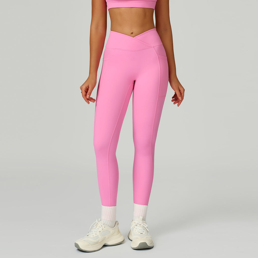 The Flourish Pocket Leggings Pink