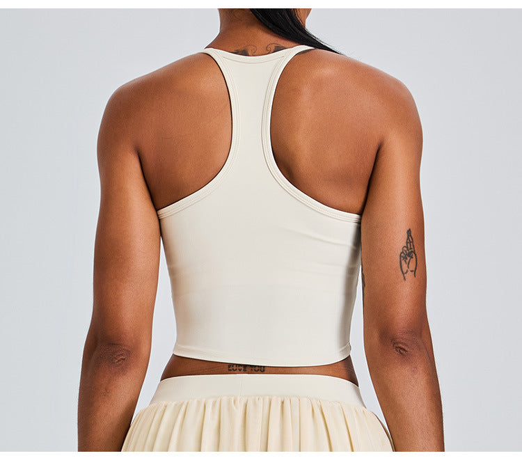 Sapphira Racer Crop Top