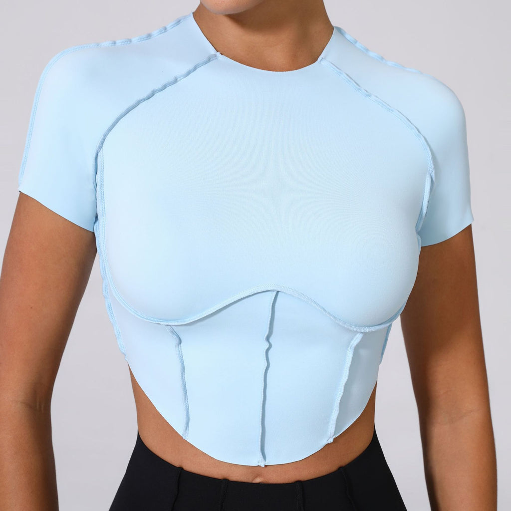 Iconic T-Sleeve Crop Top