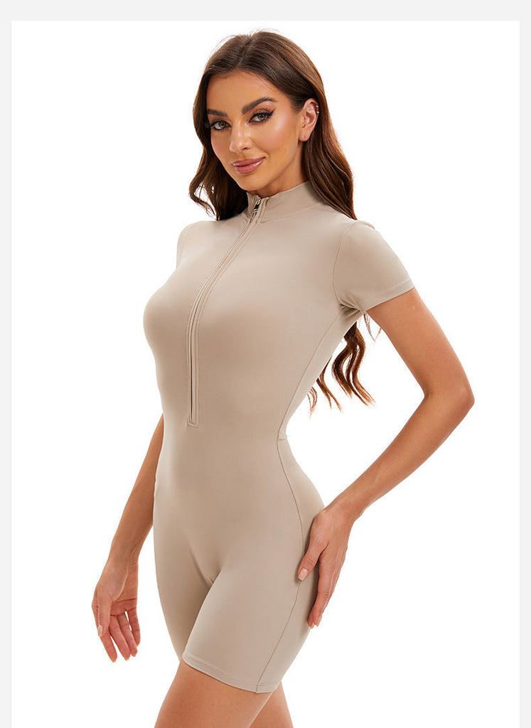 Super Sculpt Short Sleeve Romper (size down)