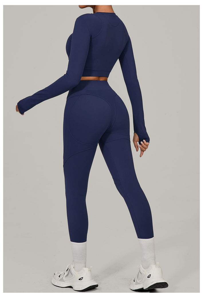 Lucky Label Contrology Longsleeve Top & Leggings Set