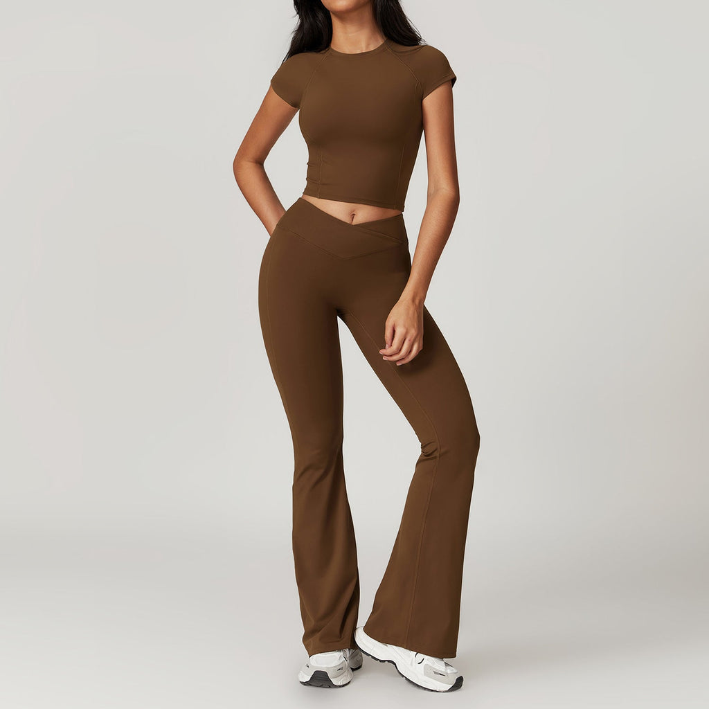 Arabella T-Sleeve Top & Flared Set