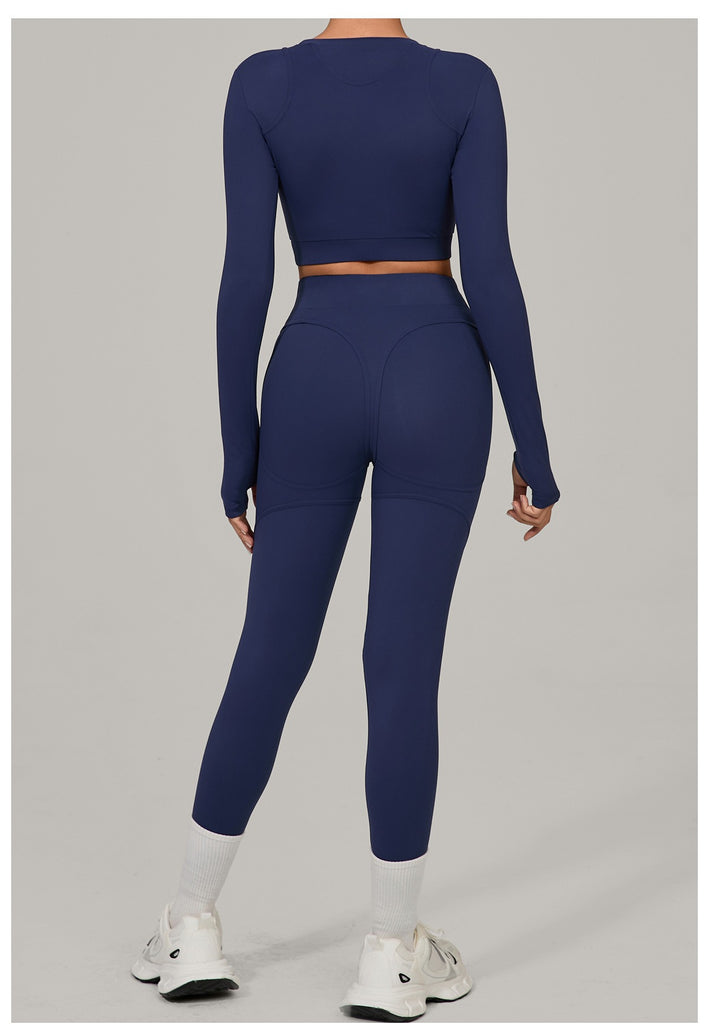 Lucky Label Contrology Longsleeve Top & Leggings Set