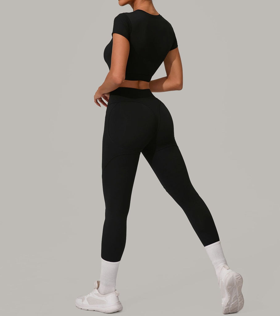 Lucky Label Contrology T-Sleeve Top & Leggings Set