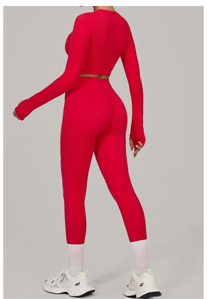 Lucky Label Contrology Longsleeve Top & Leggings Set