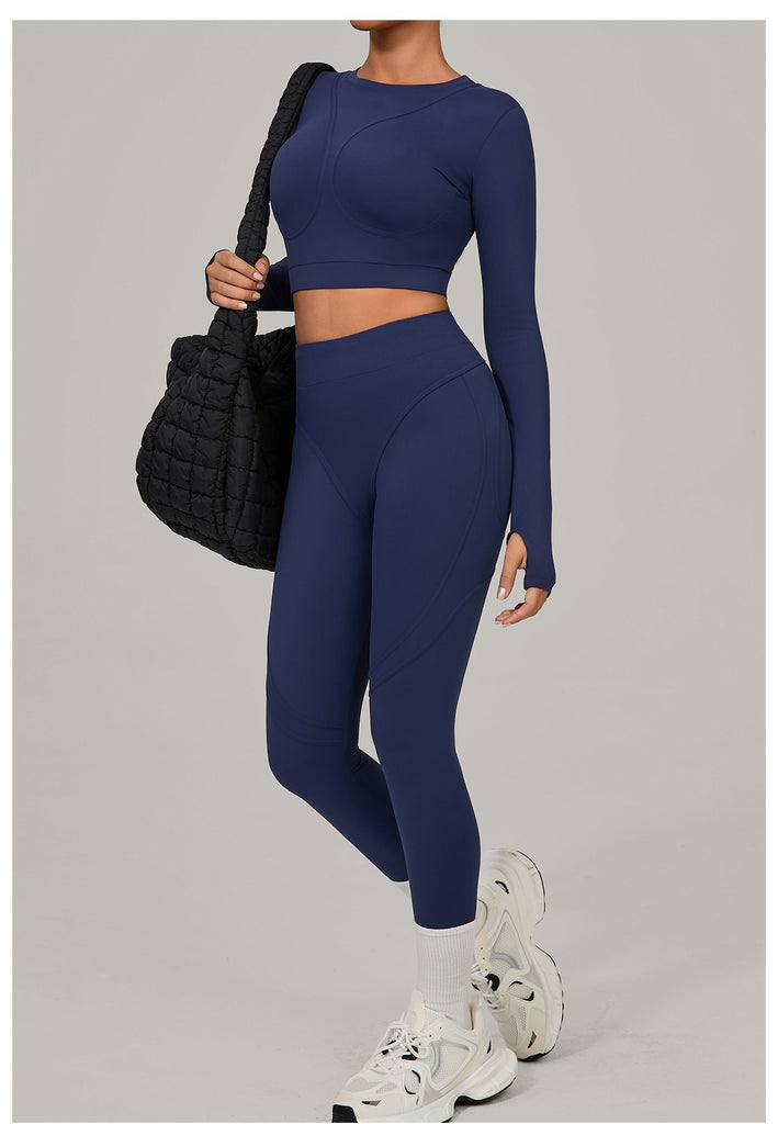 Lucky Label Contrology Longsleeve Top & Leggings Set