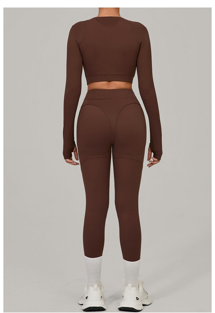 Lucky Label Contrology Longsleeve Top & Leggings Set