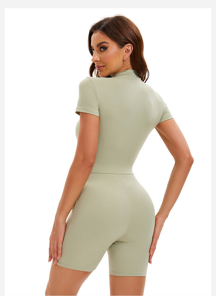 Super Sculpt Short Sleeve Romper (size down)